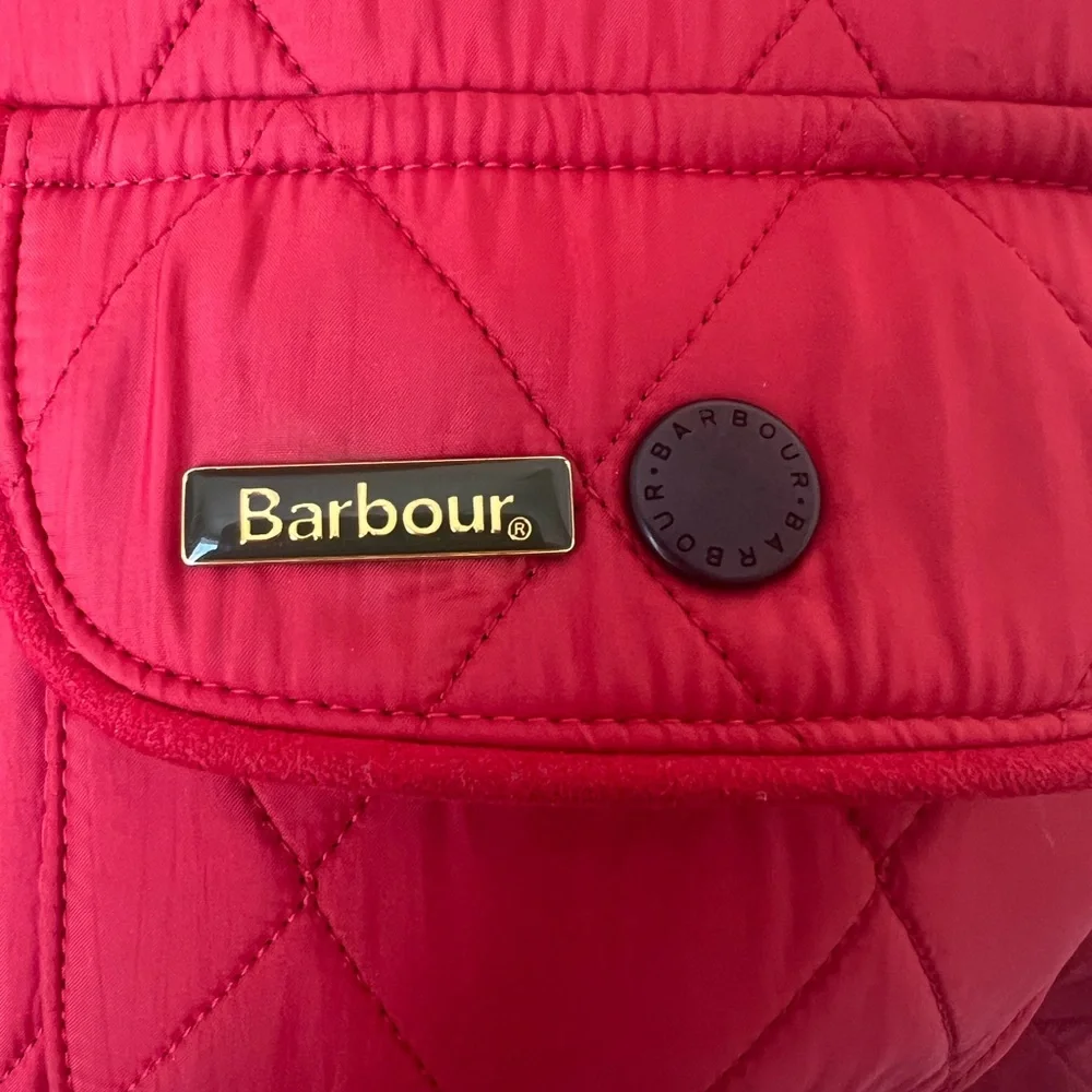 Barbour Women's Vibrant Red Quilted Utility Jacket - Picture 3 of 6